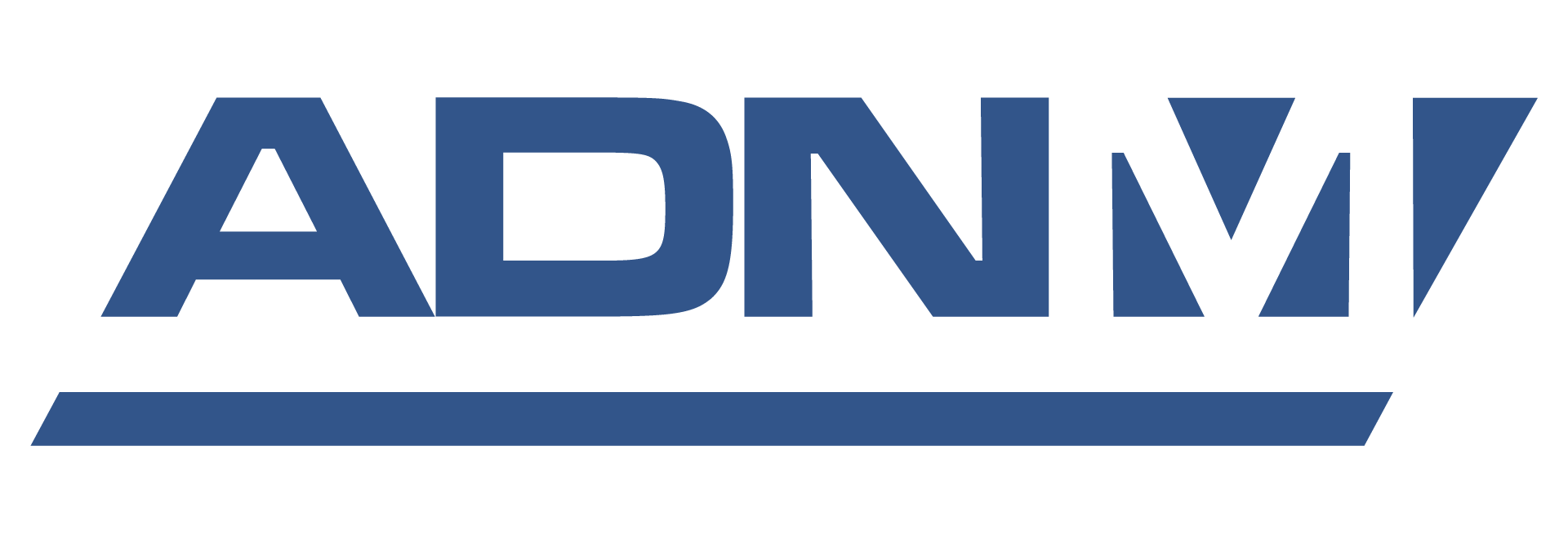 ADNM logo in blue